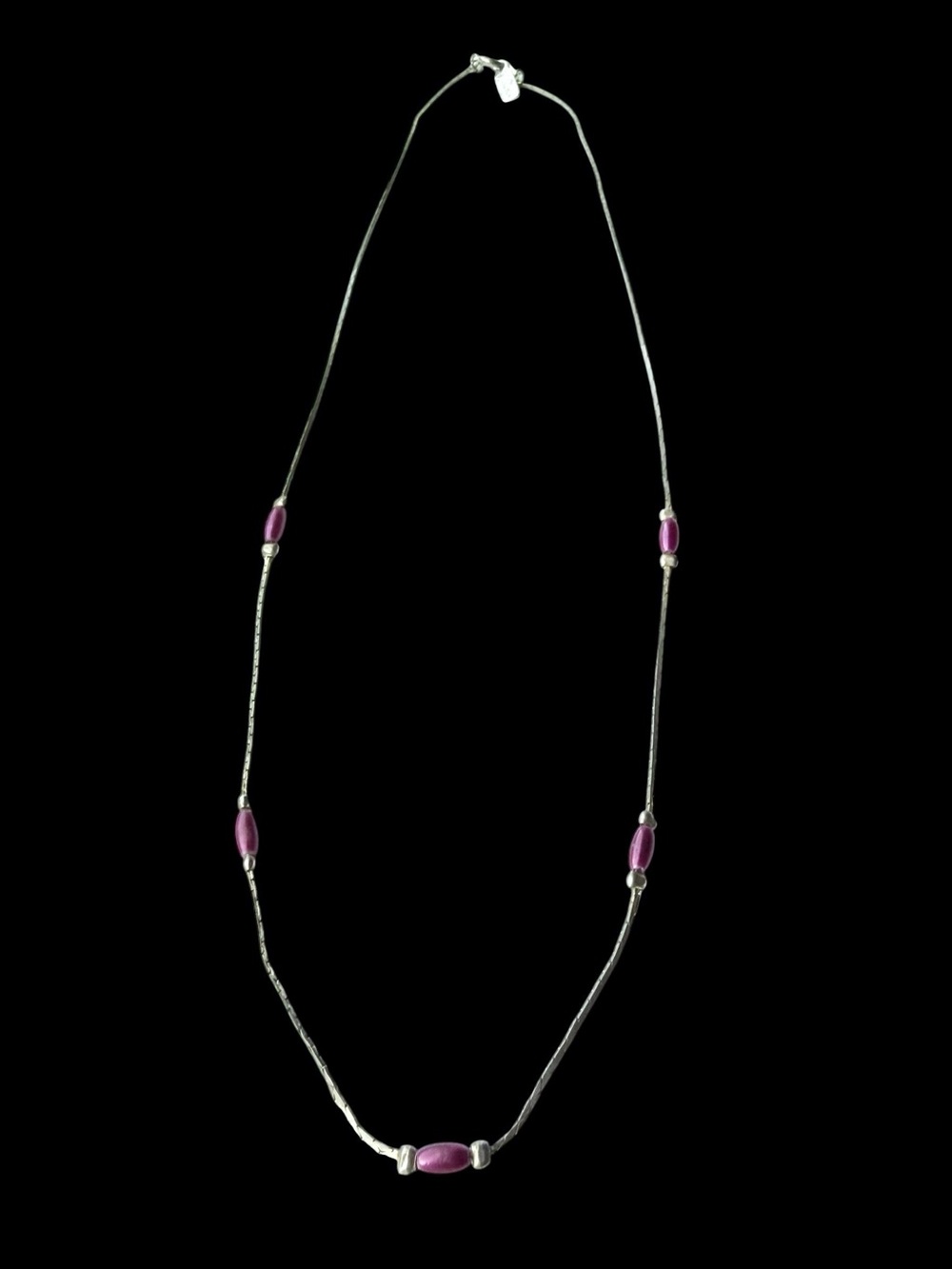 Vintage Monet Minimalist Station Necklace - Picture 1 of 10